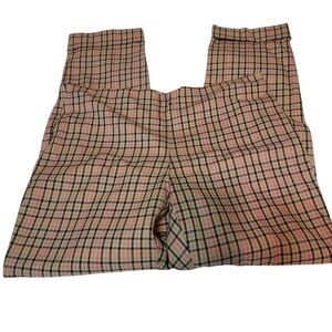 J.Jill Premium Bistretch Plaid Leggings Size 10 Cotton Blend very nice